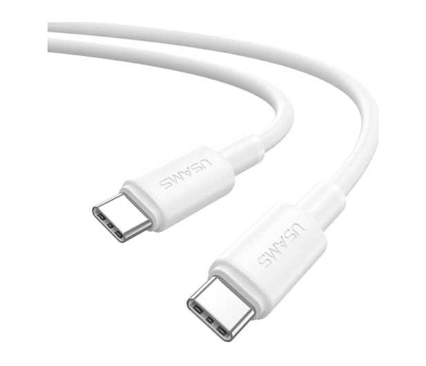 USAMS Kabel U90 60W USB-C do USB-C biały - 1569159 - zdjęcie 3